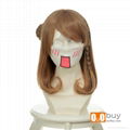 Amnesia       e Mixed Flaxen Special Styling Rinka Haircut Cosplay Wig 1